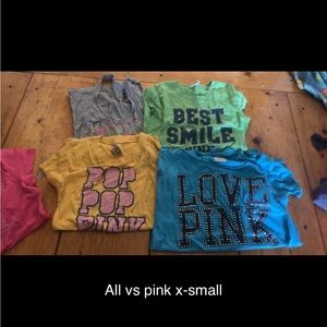 Ton of women’s clothes, name brand. Extra small to medium.